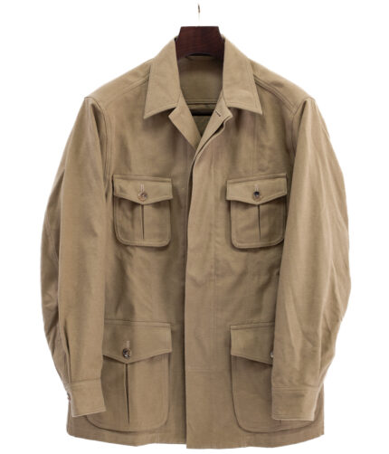 Cotton flannel safari Jacket
