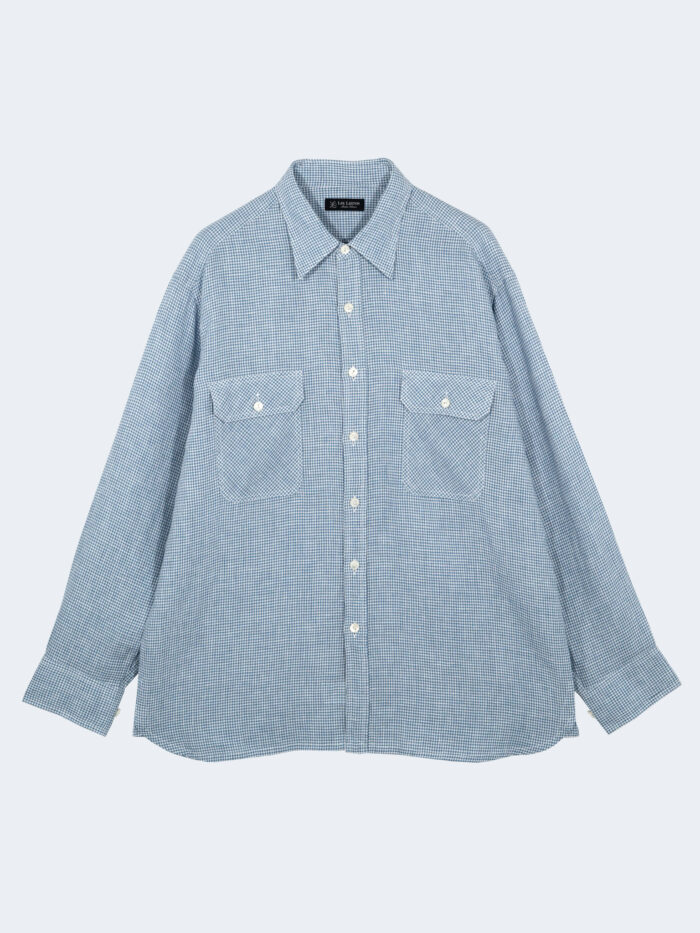 Heritage utility Linen shirt - LES LESTON
