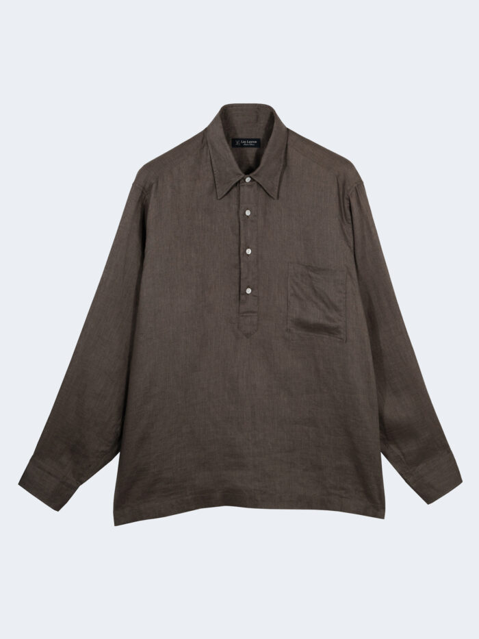 Linen Pullover Shirt - LES LESTON