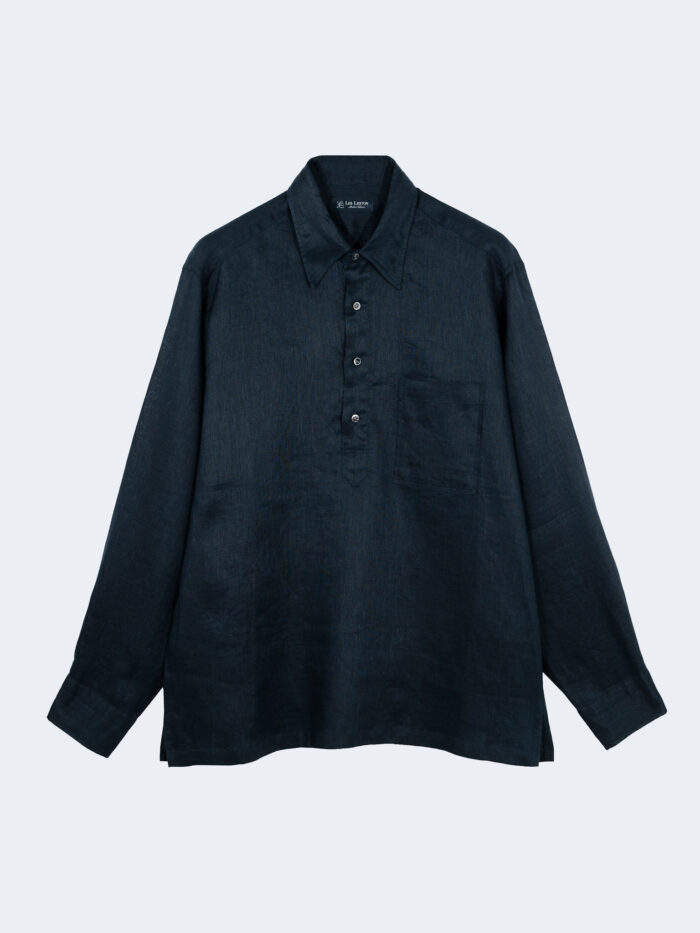LES LESTON プルオーバー リネンシャツ Linen Pullover Shirt - LES LESTON