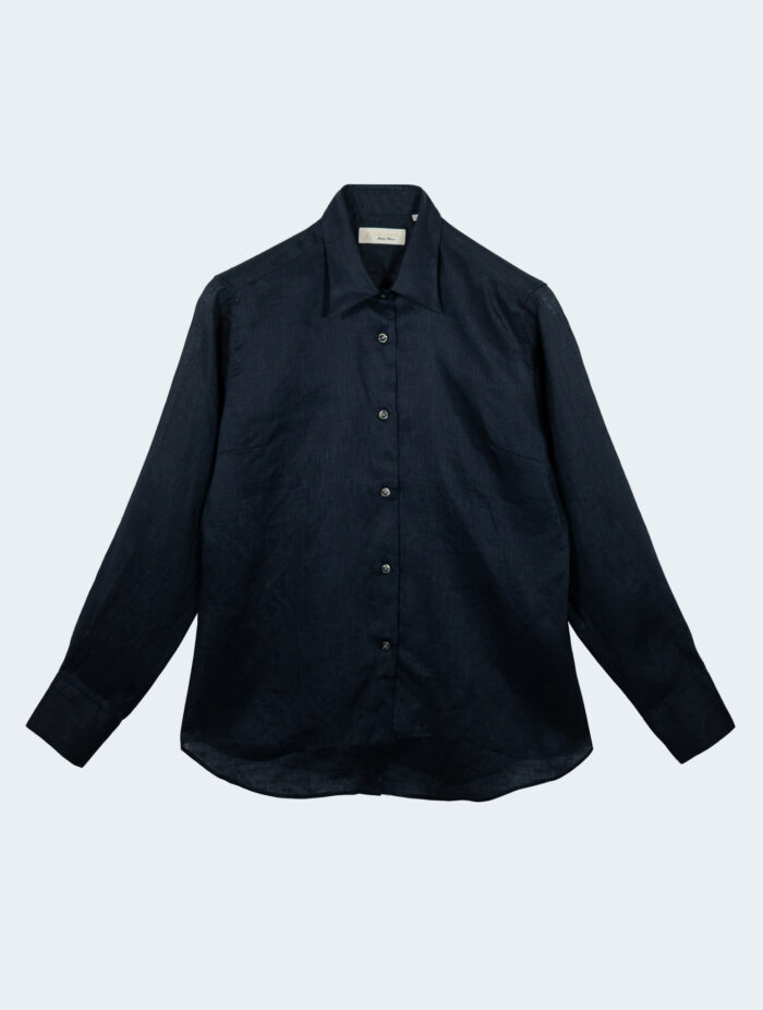 Women's Plain Linen Shirt - LES LESTON